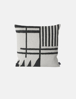 Ferm Living Kelim Cushion - Black Lines