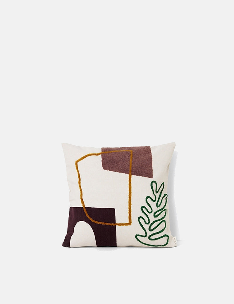 Ferm Living Mirage Cushion - Leaf