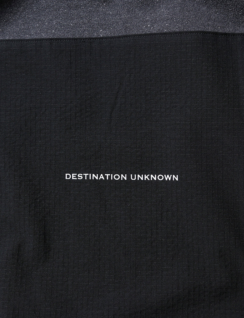 Liberaiders Patchwork Pullover Hoodie - Black