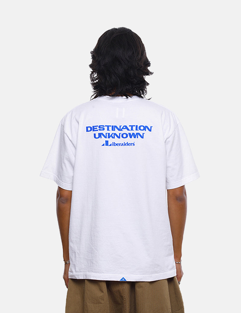 Liberaiders DestinationTシャツ-ホワイト