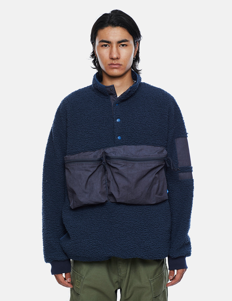 Pull Polaire Liberaiders Pile - Navy Blue