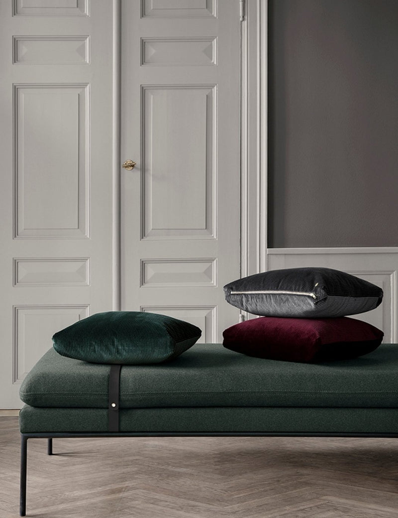 Ferm Living Corduroy Cushion - Dark Green