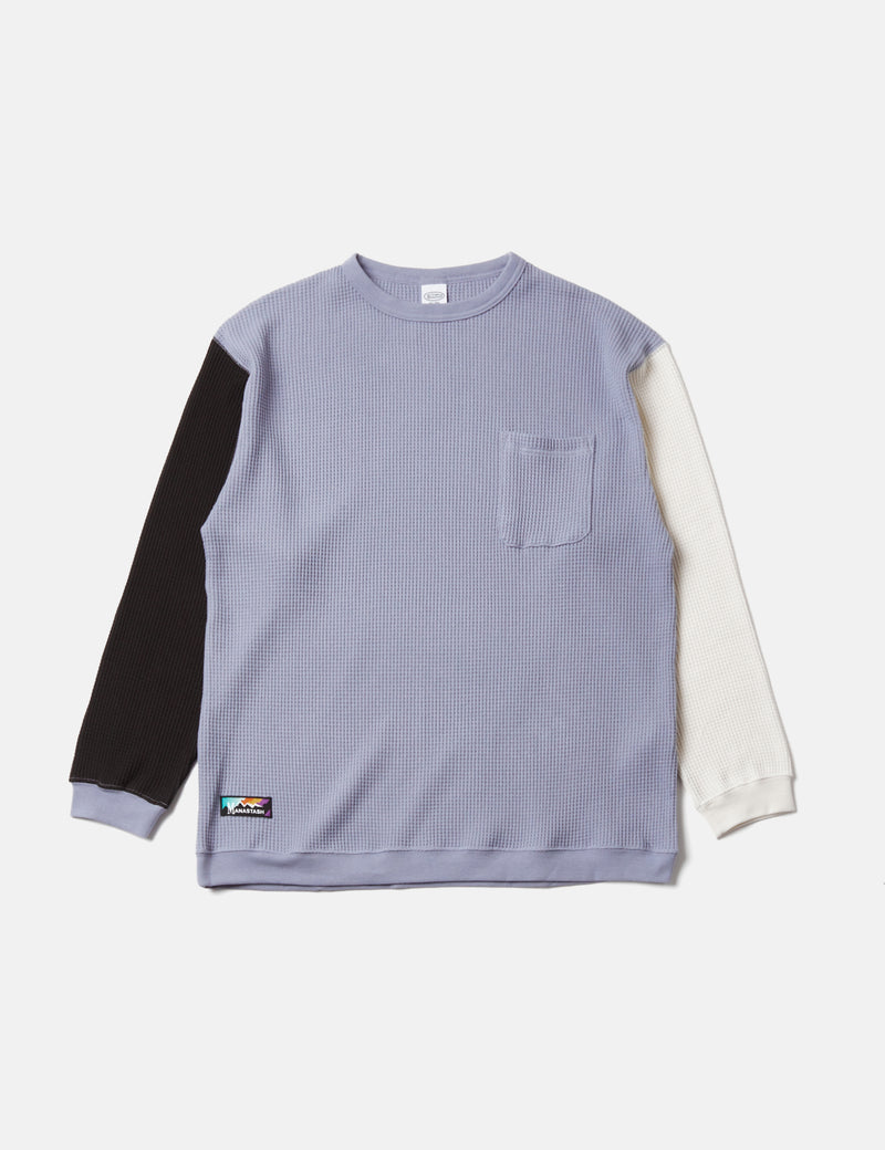 Manastash Snug Thermal Long Sleeve Sweatshirt - Panel