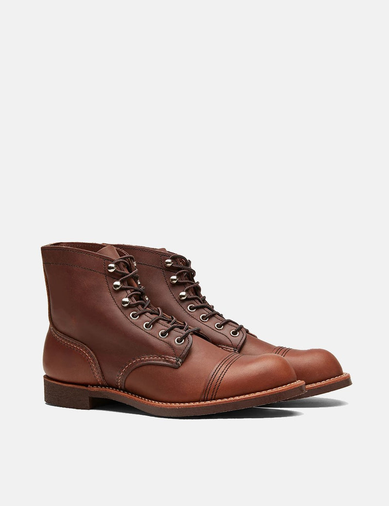 Red Wing Heritage 6" Iron Ranger Boots (8111) - Amber Brown Harness
