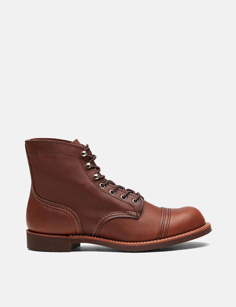 Red Wing Heritage 6" Iron Ranger Boots (8111) - Amber Brown Harness