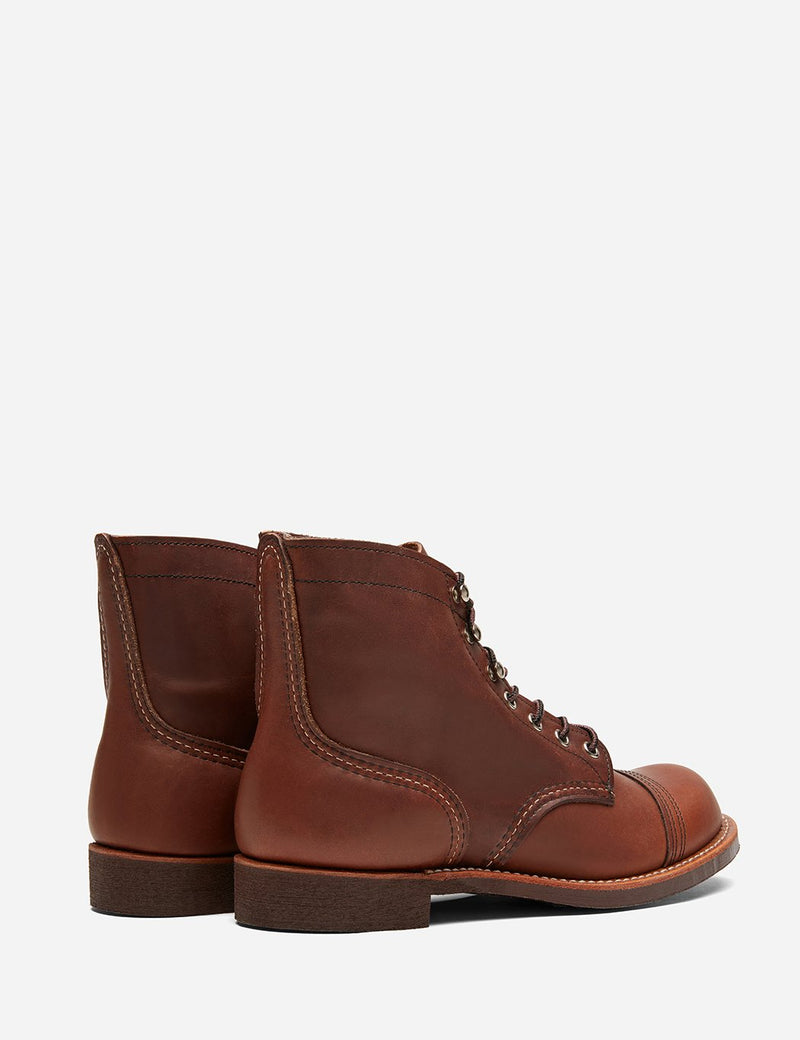 Red Wing Heritage 6" Iron Ranger Boots (8111) - Amber Brown Harness