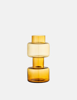 Bloomingvilleベネットガラス花瓶-黄色