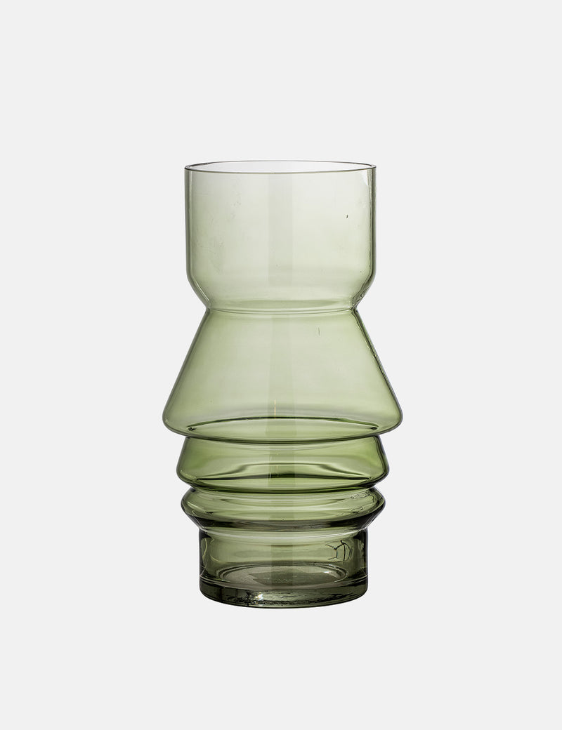 Vase en verre Zalla de Bloomingville - Vert