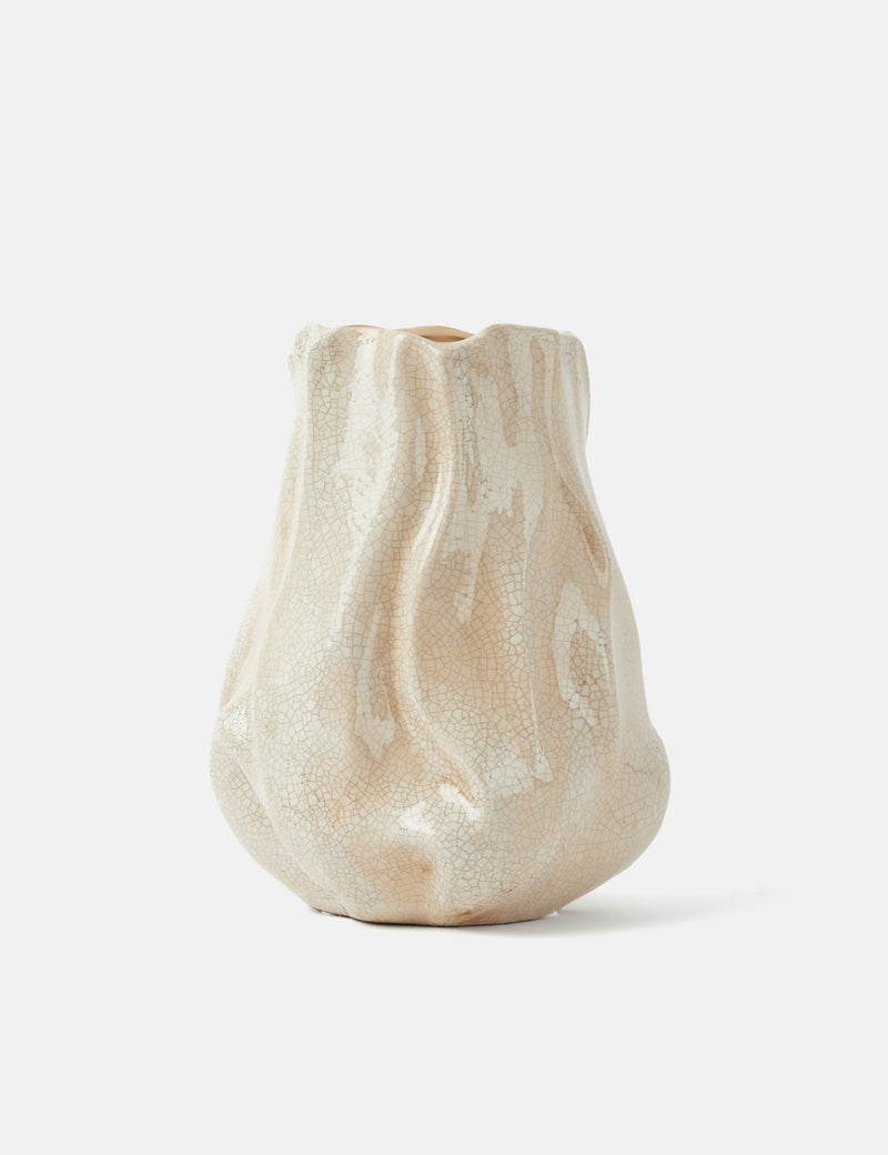 Bloomingville Vase déco en grès Kajsa - Naturel