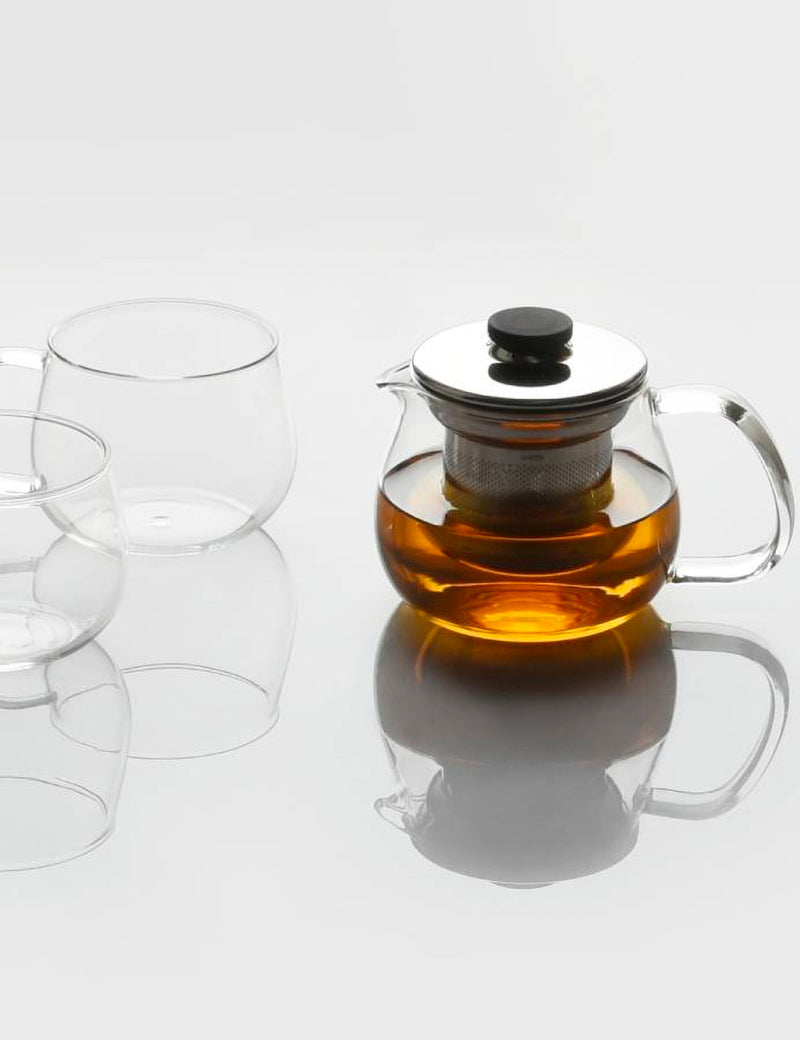 Kinto Unitea Tea Pot Set (Small) - Stainless Steel
