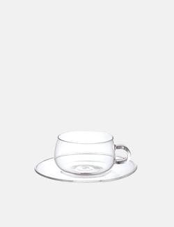 Kinto Unitea Cup & Saucer (230ml) - Glass