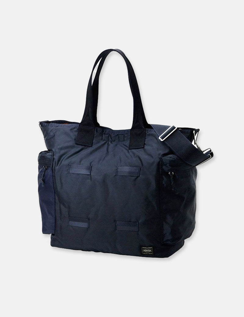 Porter Yoshida & Co Force 2-Way Tote Bag - Navy Blue