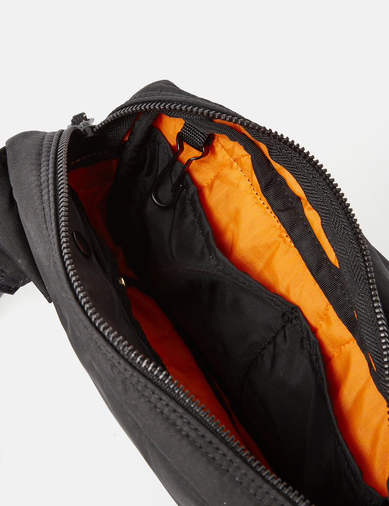 Porter Yoshida & Co Force 2-Way Waist Bag - Black