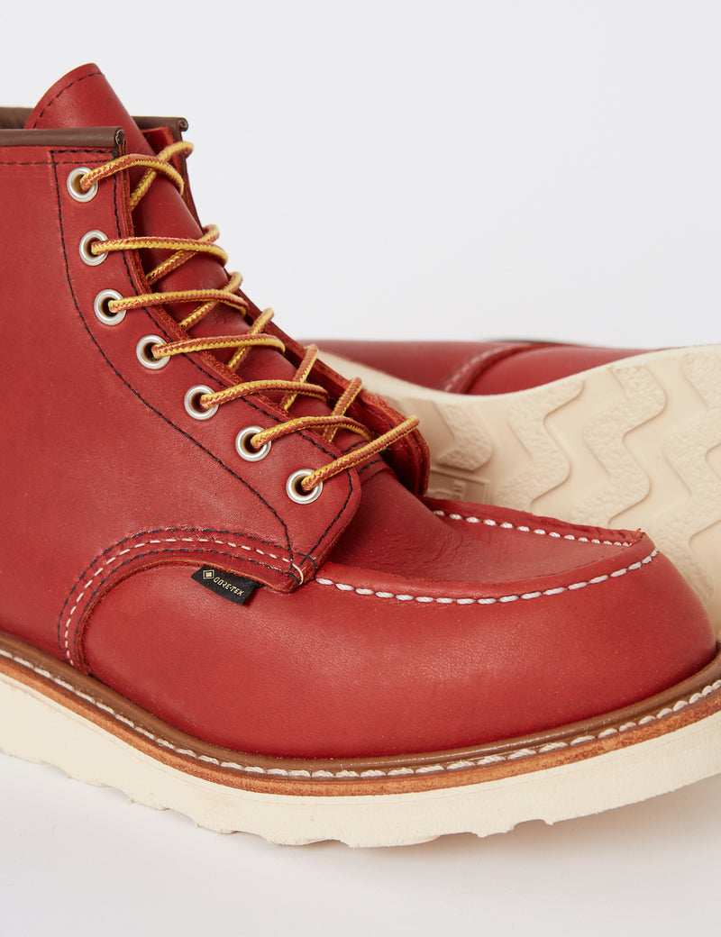 Bottes Red Wing Heritage 6"Moc Toe Gore-Tex (8864) - Brun Taos Russet