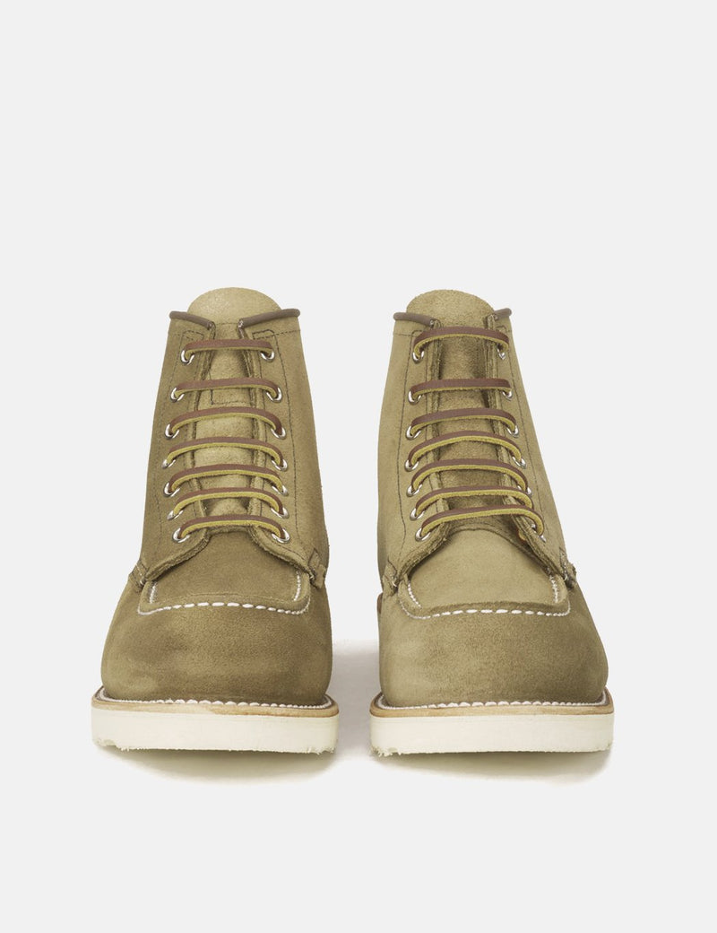Red Wing Heritage 6" Moc Toe Work Boots (8881) - Olive Green Mohave