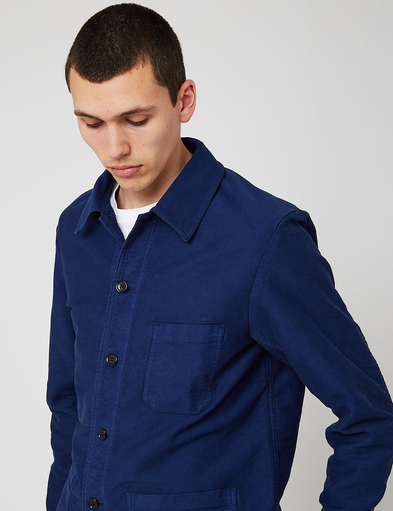 Vetra Workwear Jacket (Moleskin) - Hydrone Blue