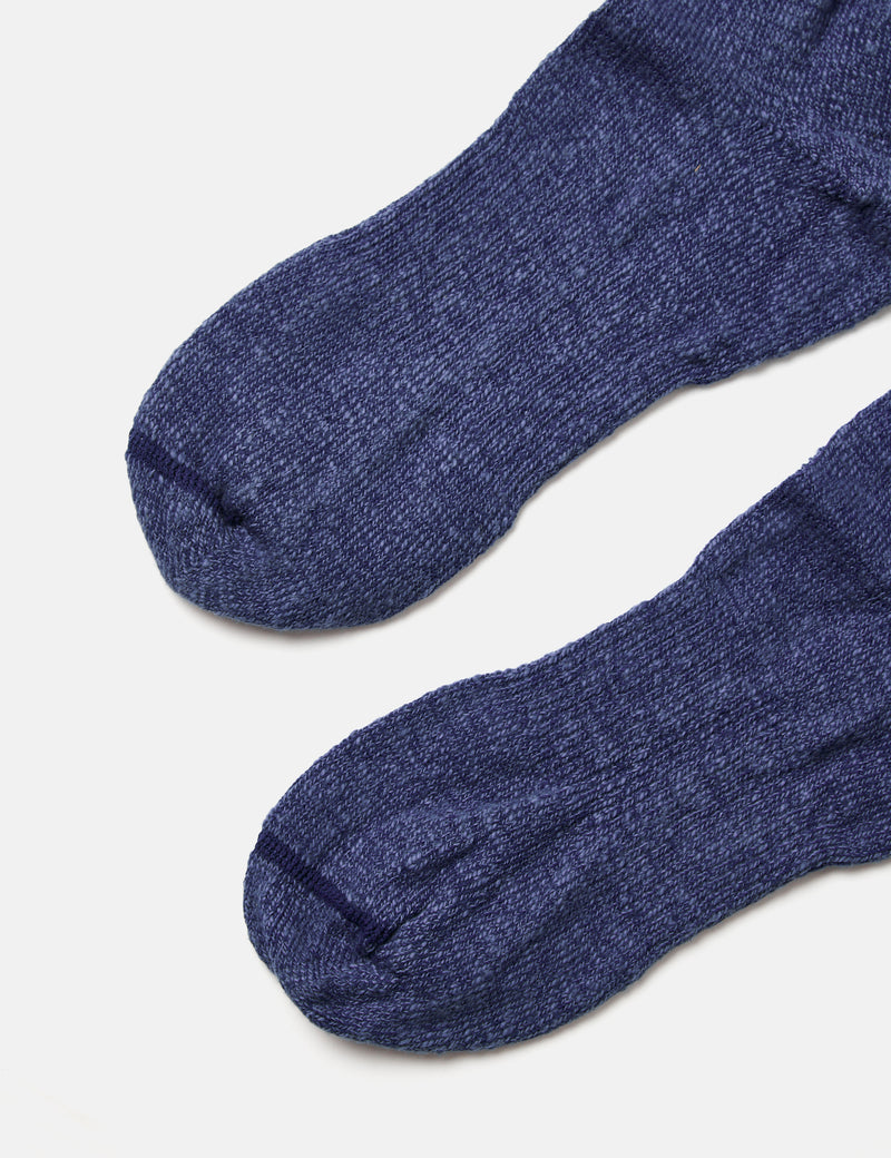 Chaussettes Red Wing Cotton Ragg Over Dyed Tonal - Navy Blue