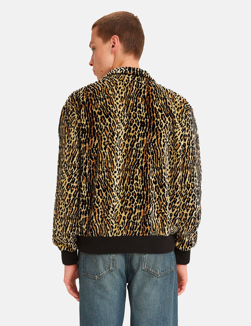 Levis Vintage Clothing Button Through Fleece - Cheetah