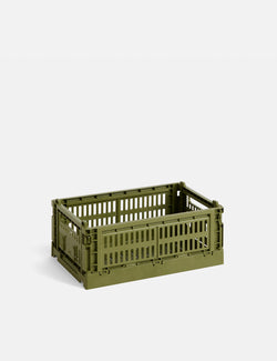 HAY Colour Crate (Small) - Olive