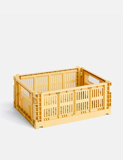 HAY Colour Crate (Medium) - Golden Yellow