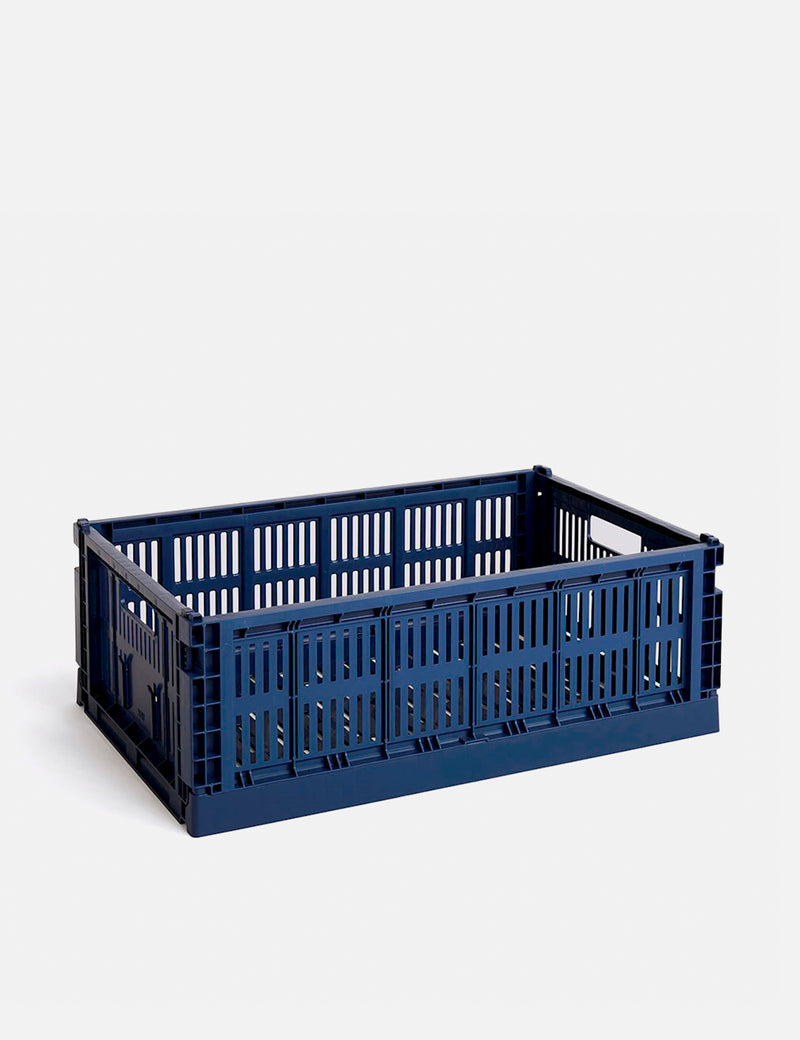 HAY Color Crate (Large) - ダークブルー