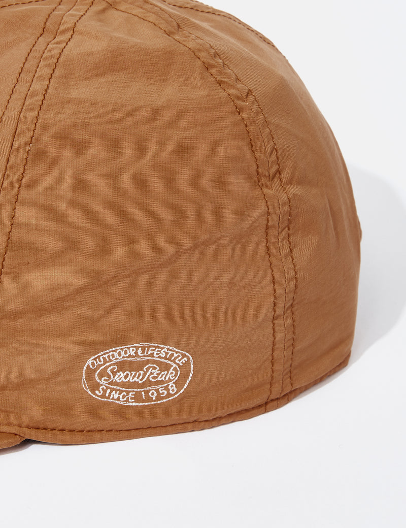 Snow Peak Light Mountain Cloth Cap - Brown