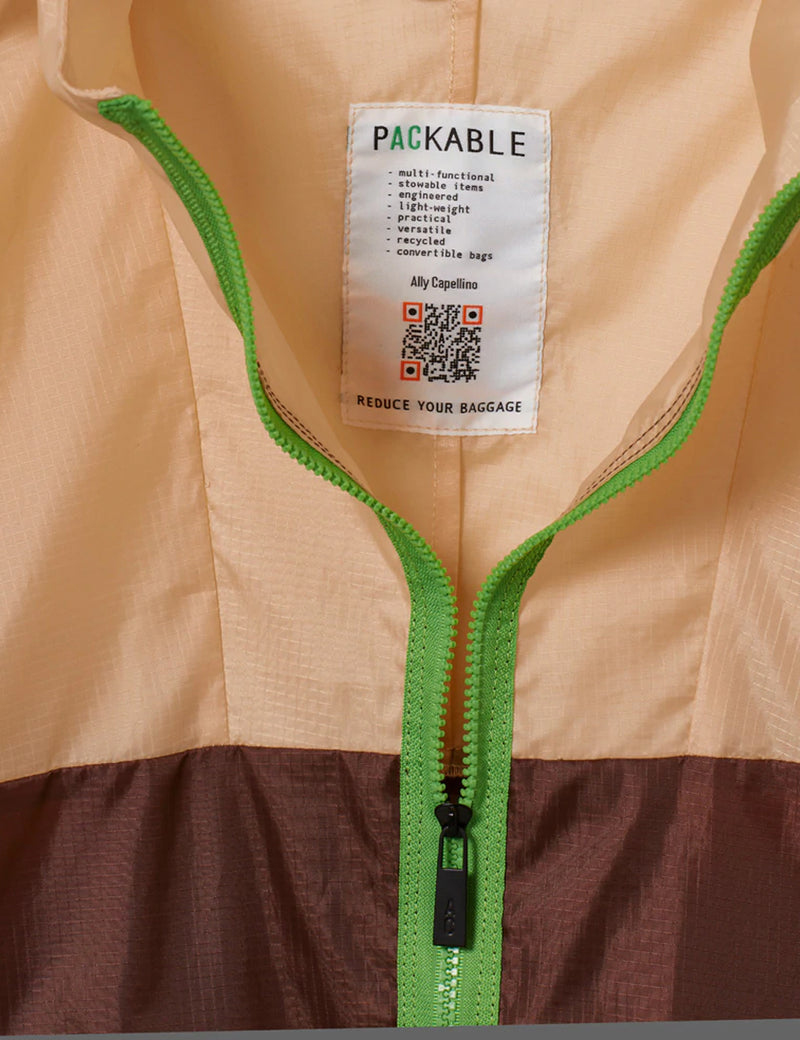 Ally Capellino Hamish Packable Mac - Brown