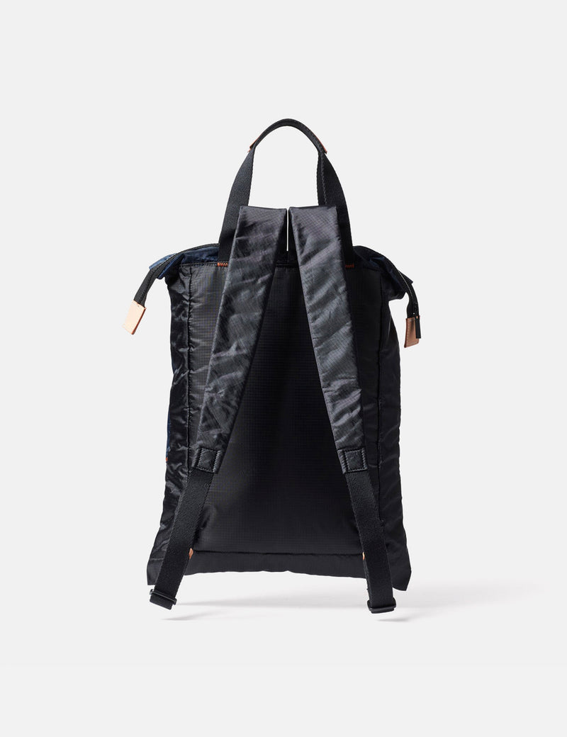 Ally Capellino Harry Padded Backpack - Navy Blue/Grey