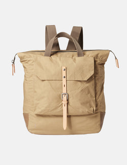 Ally Capellino Frances Waxy Backpack - Sand Beige - Article