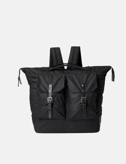 Ally Capellino Frank Hybrid Waxy Rucksack - Black