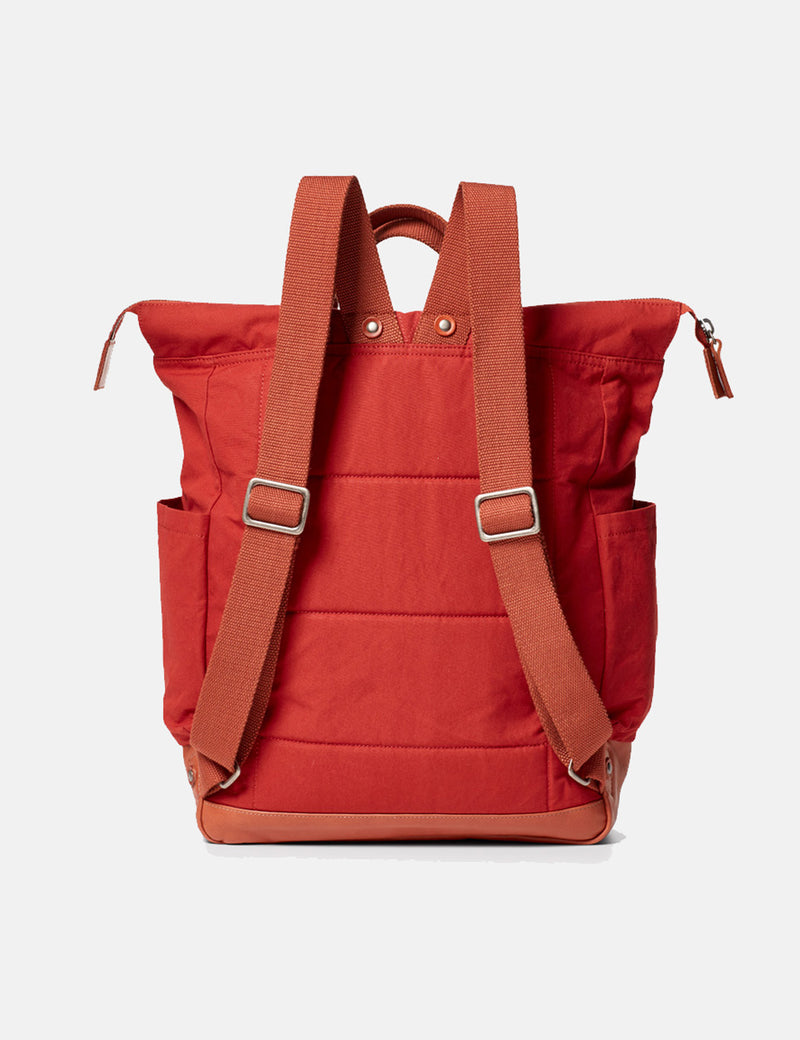 Ally Capellino Fin Hybrid Waxy Rucksack - Brick Red
