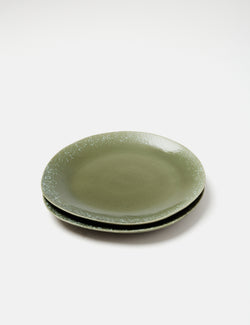 HKliving 70s Dinner Plates (Set of 2) - Green