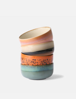 HKliving 70s Dessert Bowls (Set Of 4) - Sirius