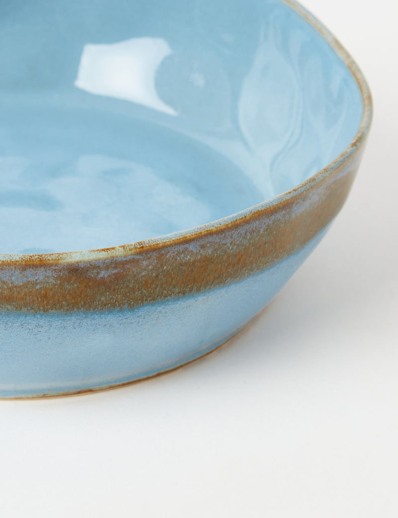 HKliving 70s Pasta Bowls (Set of 2) - Lagune