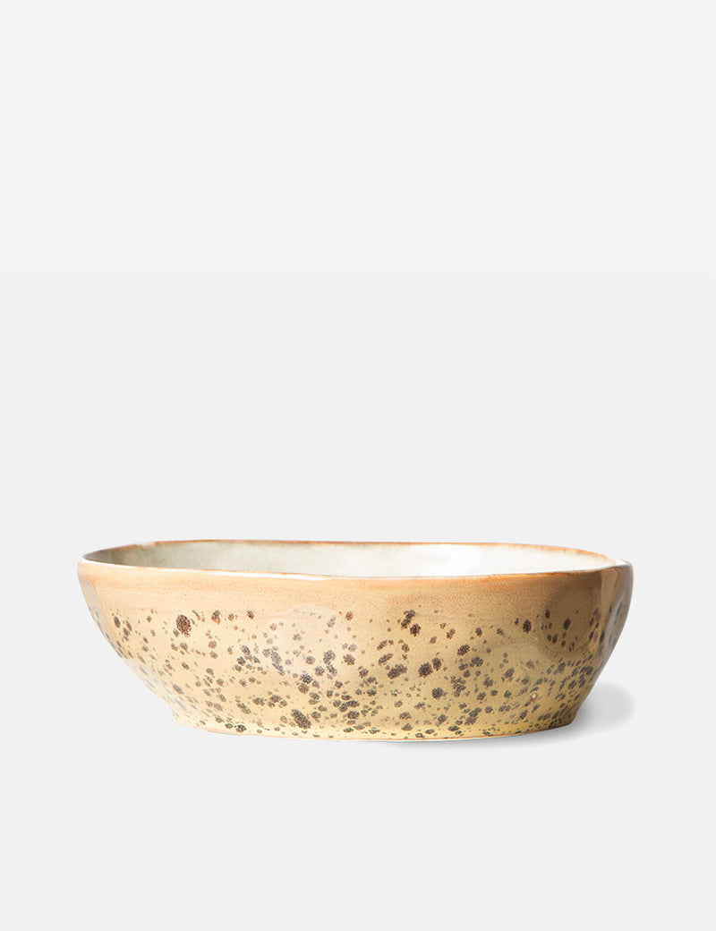 HKliving 70s Pasta Bowls (Set Of 2) - Tiger