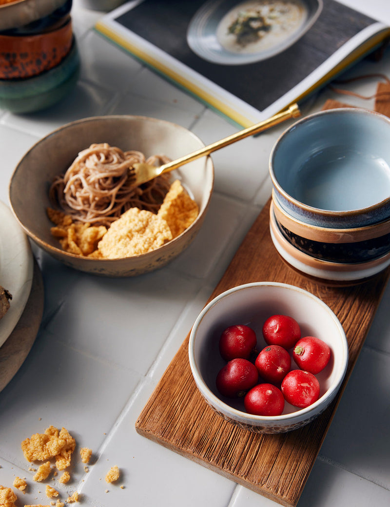 HKliving 70s Pasta Bowls (Set Of 2) - Tiger