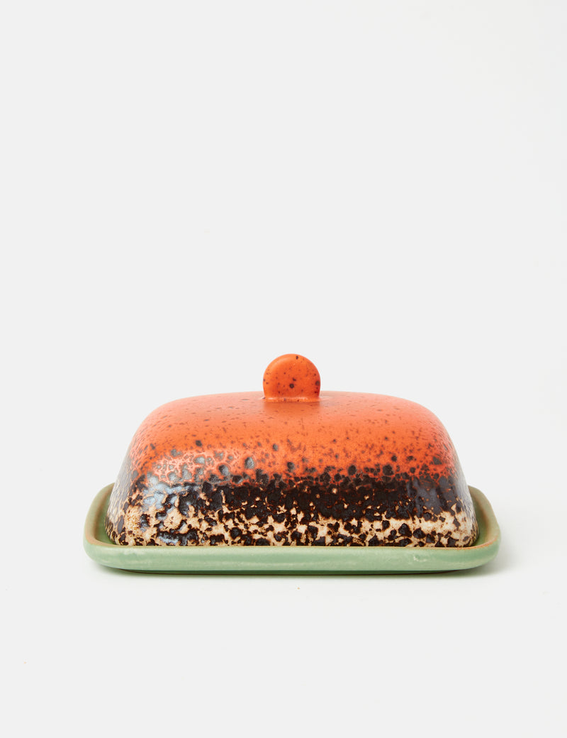 HKliving 70s Ceramic Butter Dish - Meteor