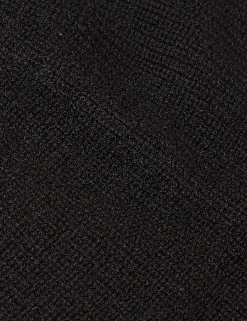 Nigel Cabourn Solid Beanie - Black