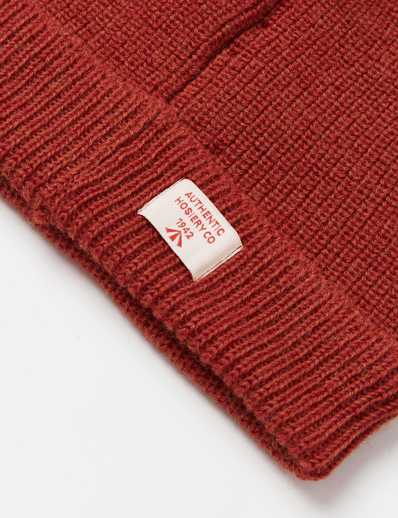 Nigel Cabourn Solid Beanie - Orange