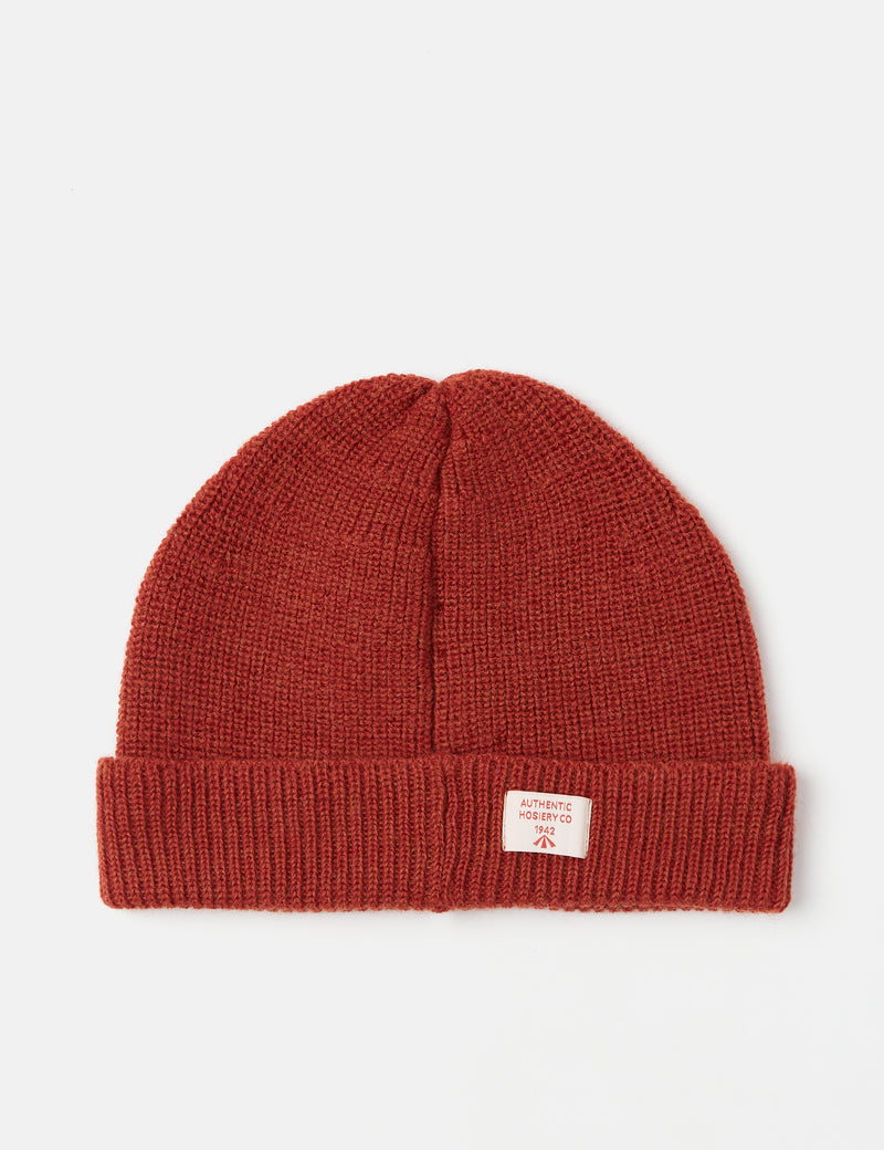 Nigel Cabourn Solid Beanie - Orange