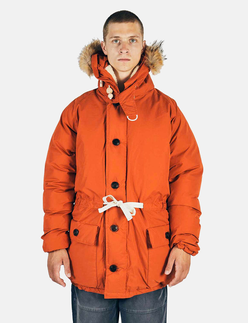 Nigel Cabourn Everest Parka - Vintage Orange