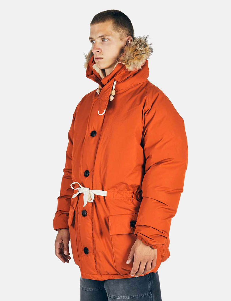 Nigel Cabourn Everest Parka - Vintage Orange