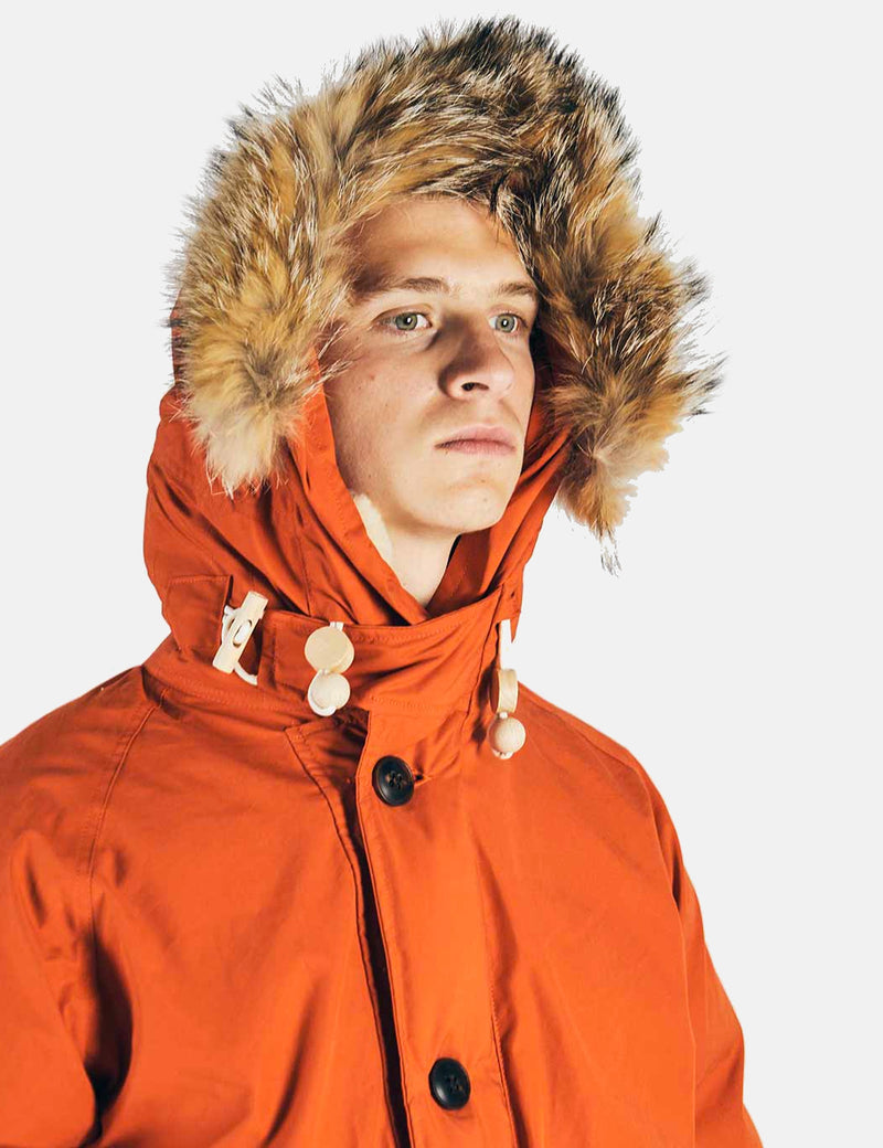 Nigel Cabourn Everest Parka - Vintage Orange