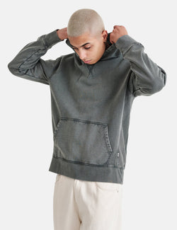 Wax London Buxton Hooded Sweatshirt (Organic) - Charcoal Grey