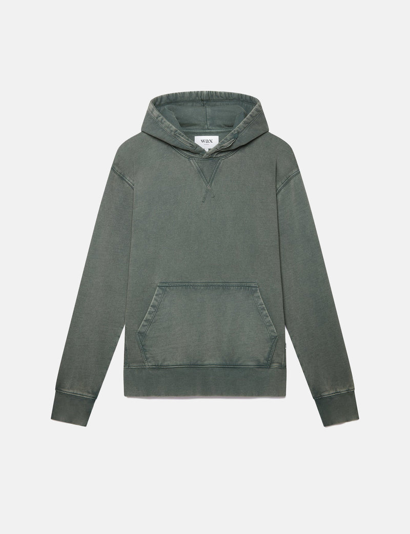 Wax London Buxton Hooded Sweatshirt (Organic) - Charcoal Grey