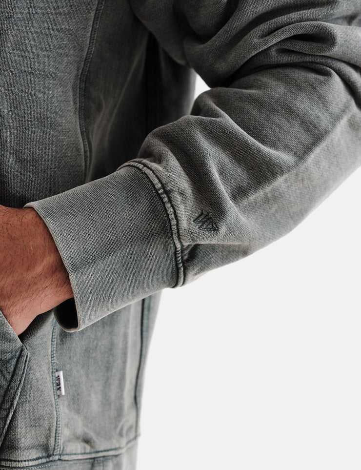 Wax London Buxton Hooded Sweatshirt (Organic) - Charcoal Grey
