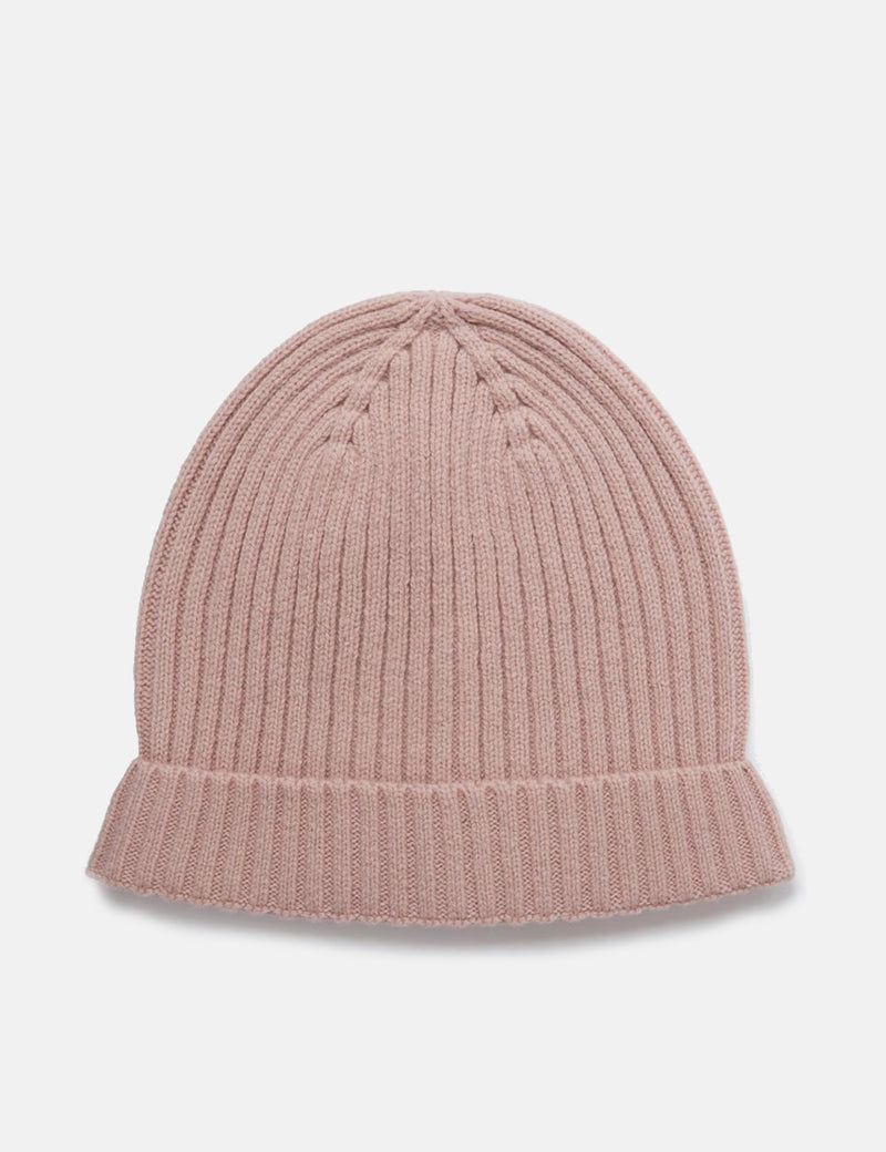Wax London Lambswool Beanie - Blush Pink