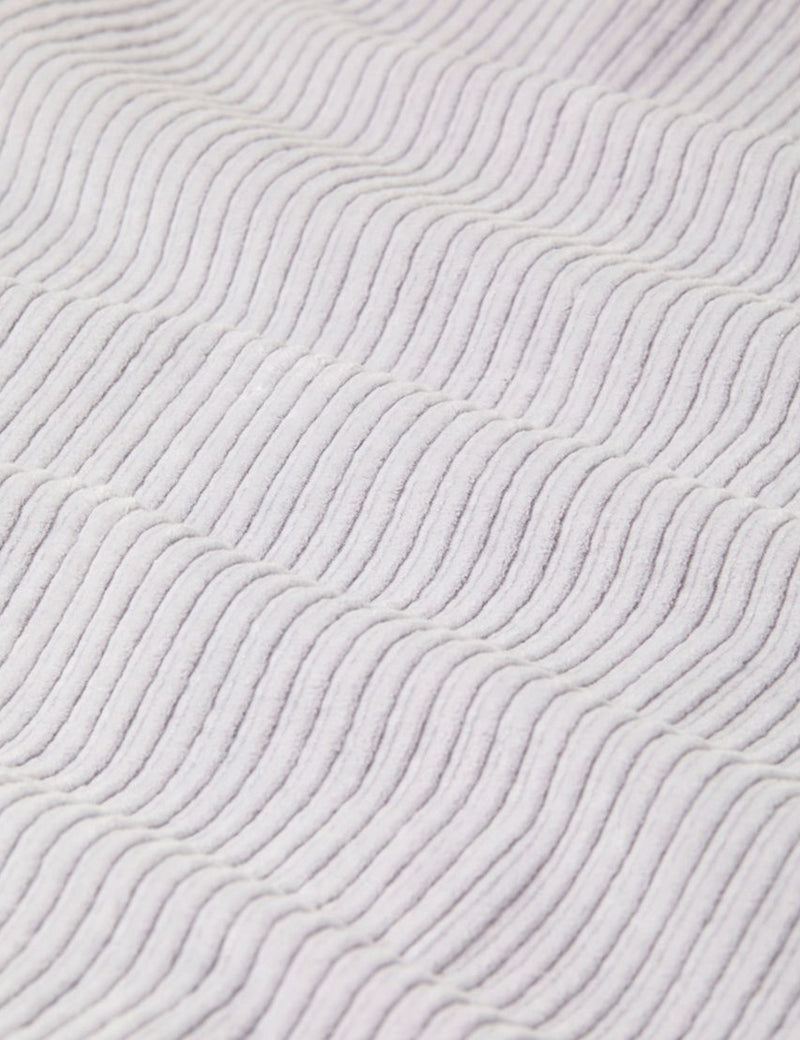 Wax London Whiting Overshirt (Cord) - Grey Violet