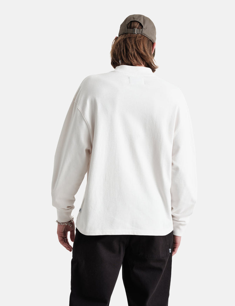 Wax London Mazzy Long Sleeve T-Shirt (Marston) - Ecru