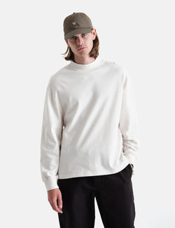 Wax London Mazzy Long Sleeve T-Shirt (Marston) - Ecru